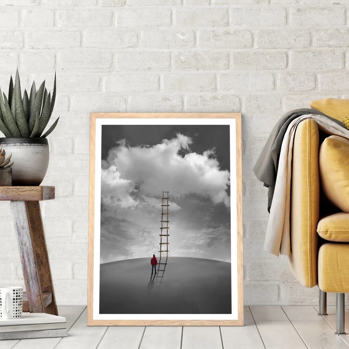 Affiche dans un chêne clair - Poster - Tout est possible - 30x40 cm