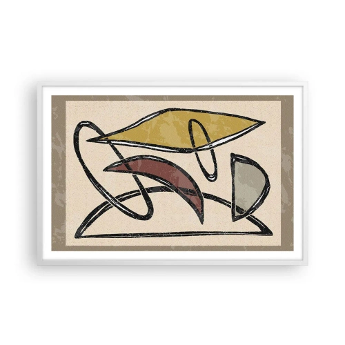 Affiche dans un cadre blanc - Poster - Verticales et horizontales - 91x61 cm