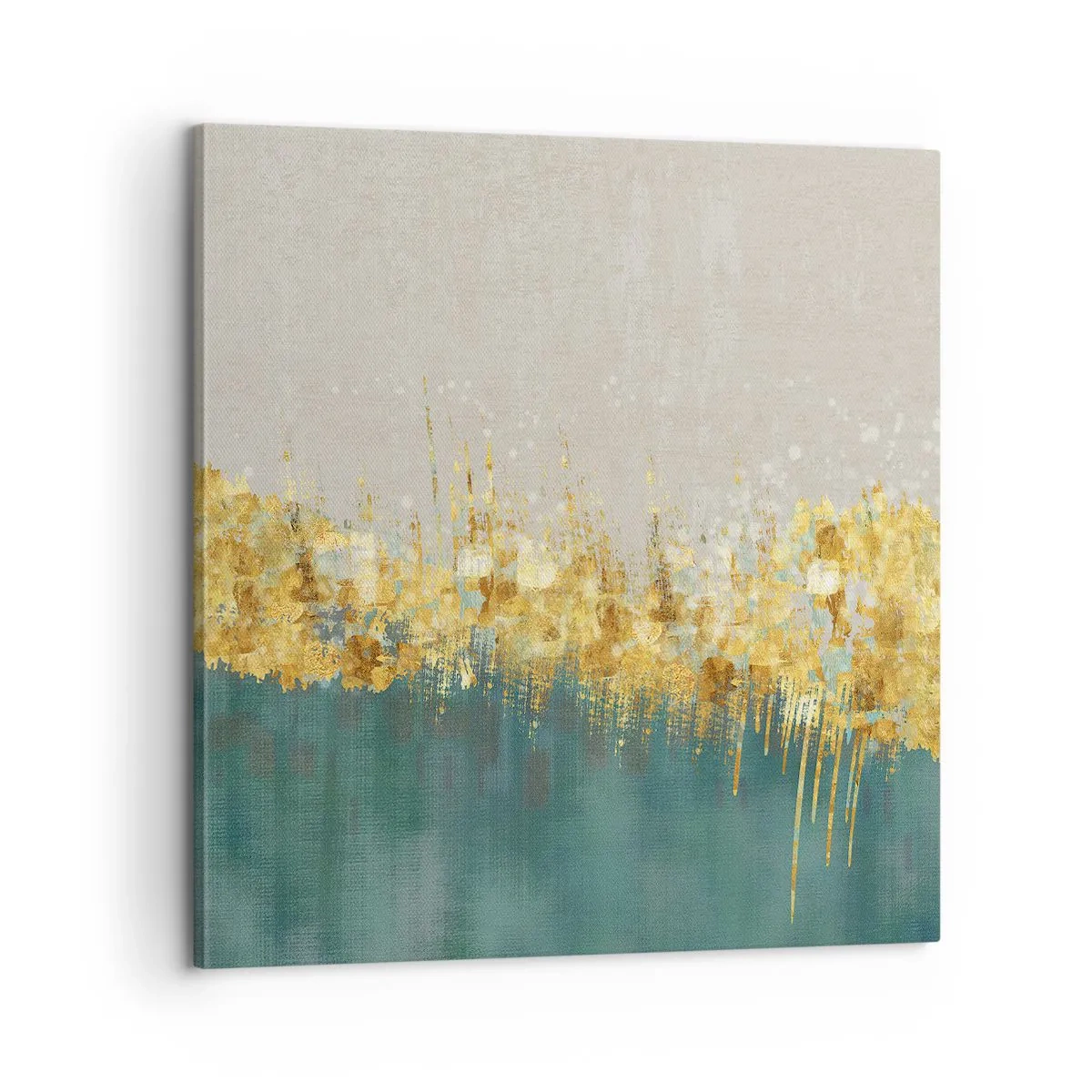 Impression sur toile - Image sur toile - La frontière dorée - 60x60 cm