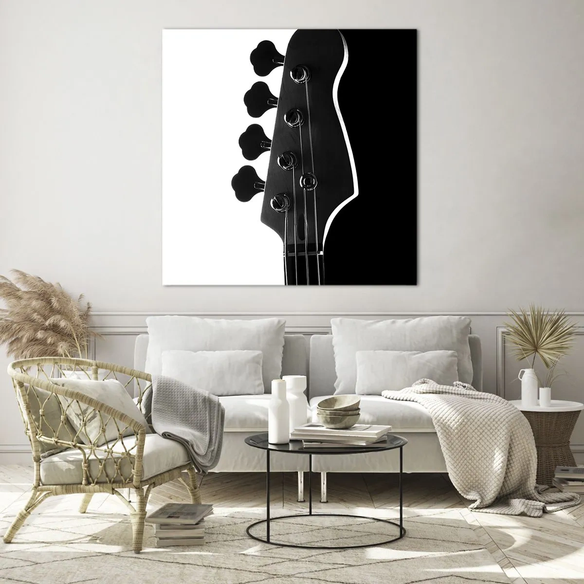 Impression sur verre - Image sur verre - Silence de roche - 70x70 cm