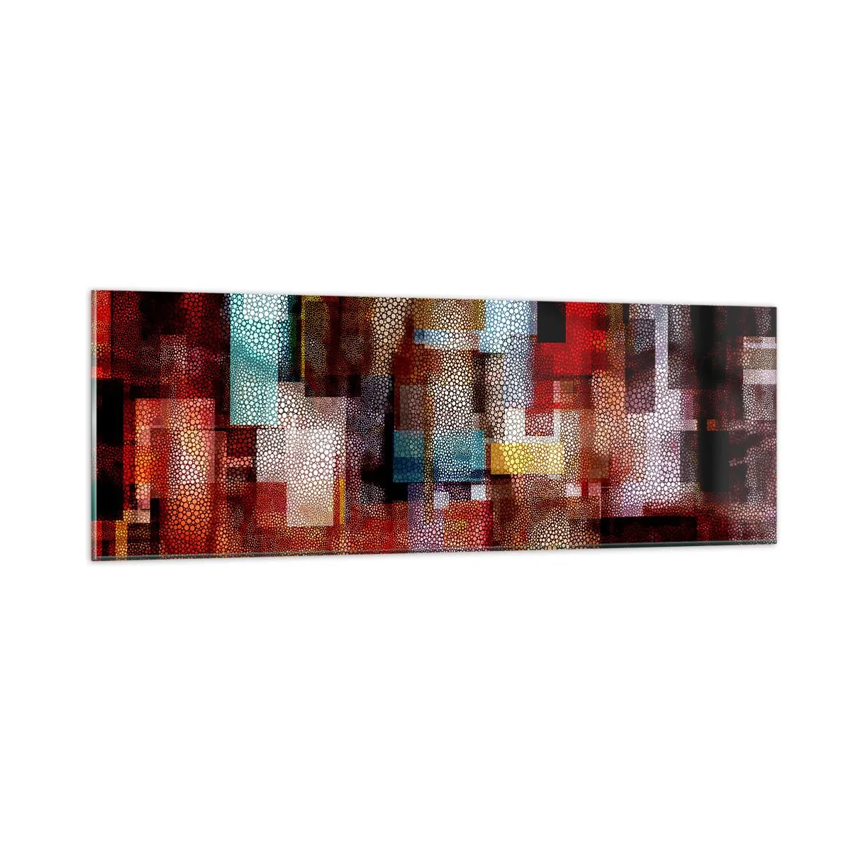 Impression sur verre - Image sur verre - Mélange de confusions - 90x30 cm