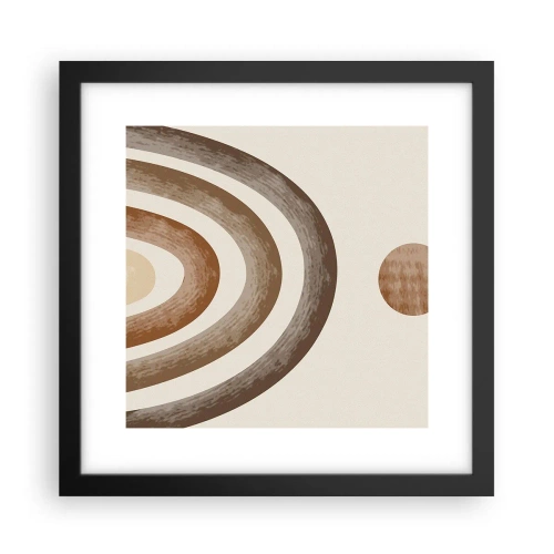 Affiche dans un cadre noir - Poster - Dans une galaxie lointaine - 30x30 cm