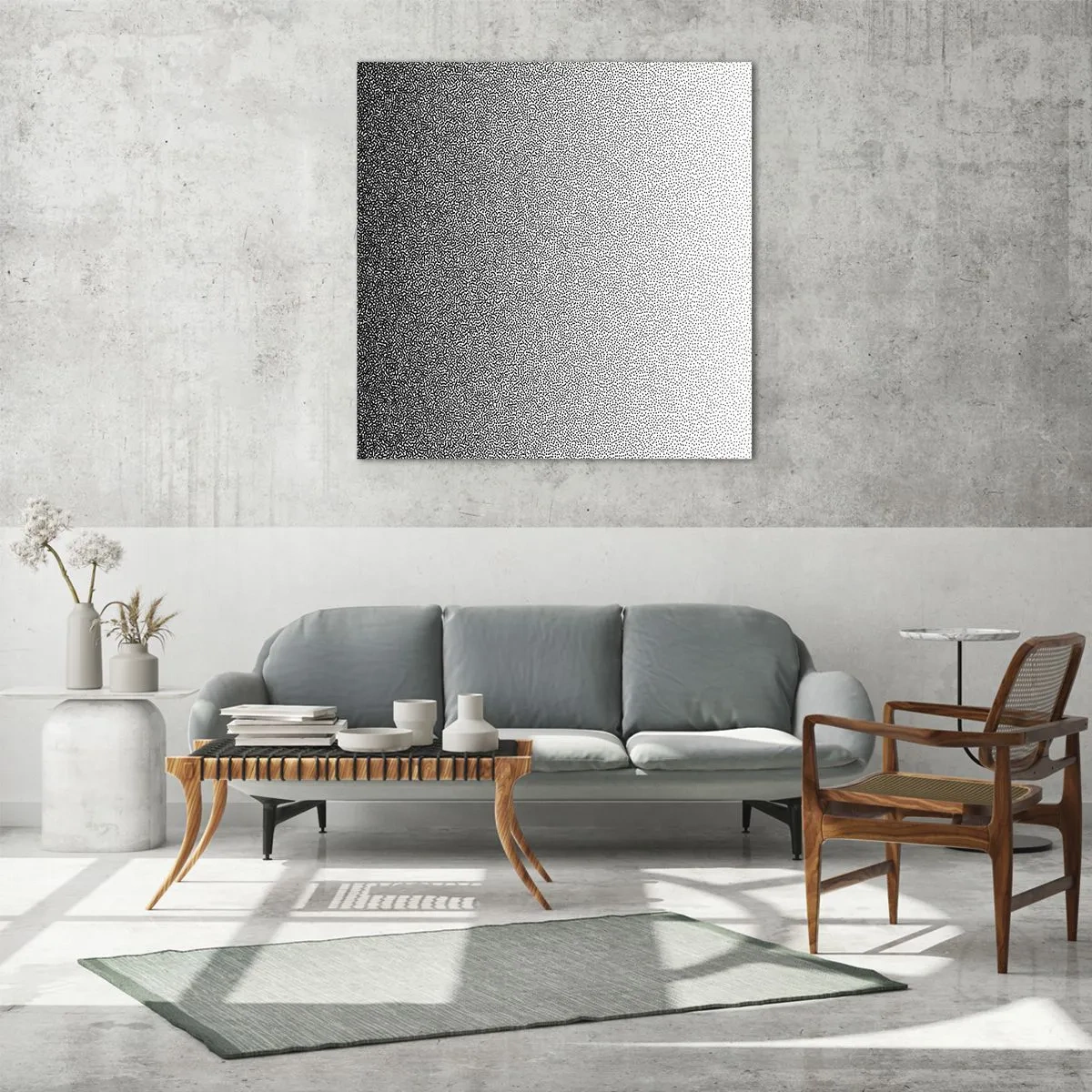 Impression sur verre - Image sur verre - Du coté de la lumière - 70x70 cm