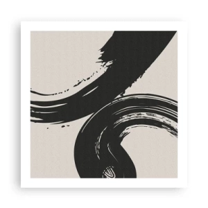 Affiche - Poster - Balayage circulaire - 60x60 cm