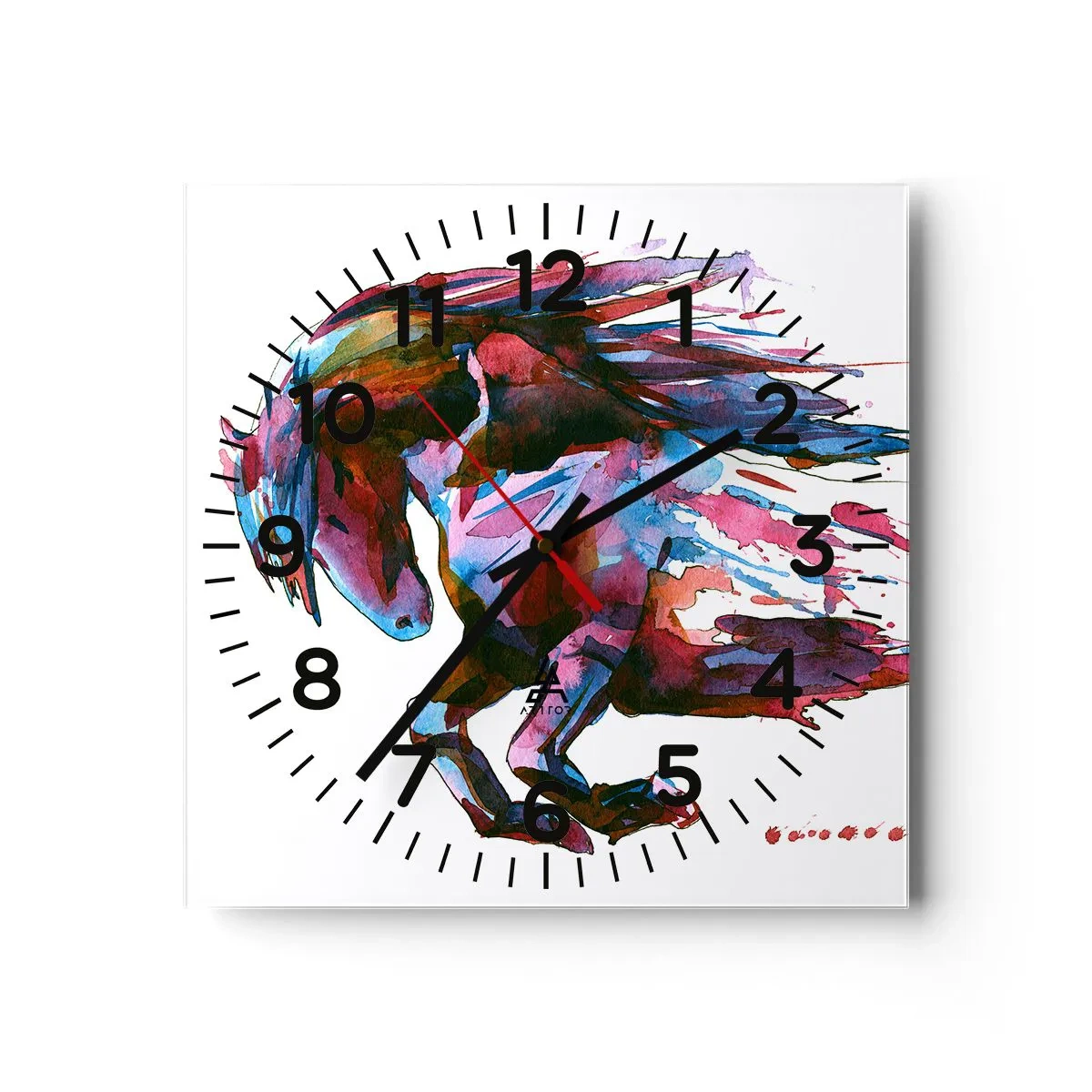 Horloge murale - Pendule murale - Dans le ravissement - 30x30 cm