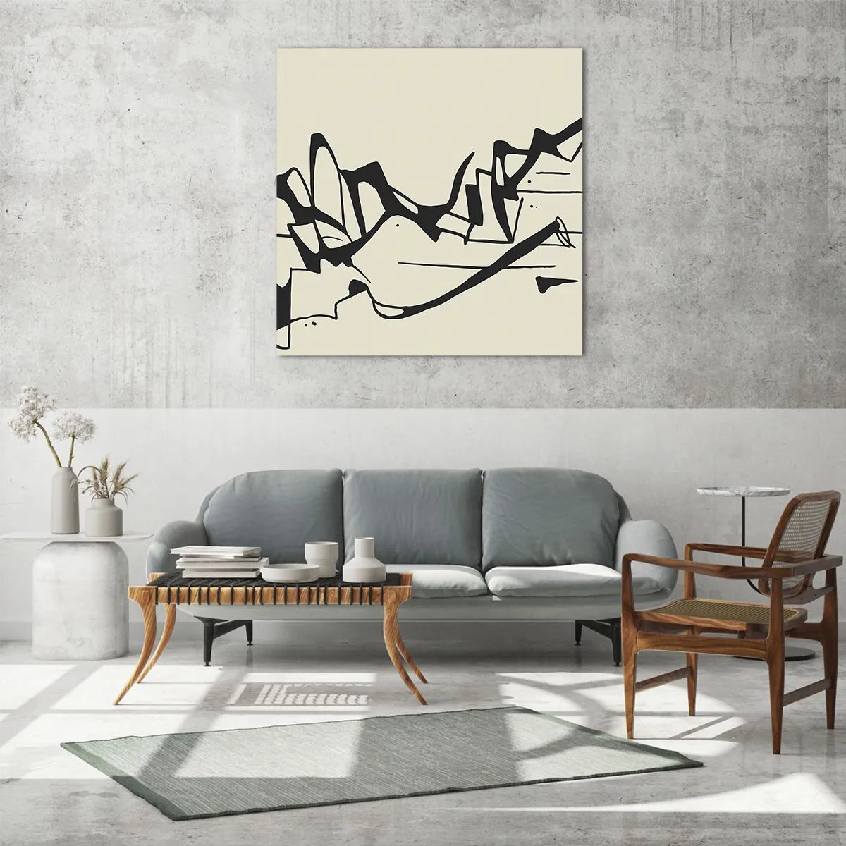 Impression sur verre - Image sur verre - Peut-être un paysage - 30x30 cm