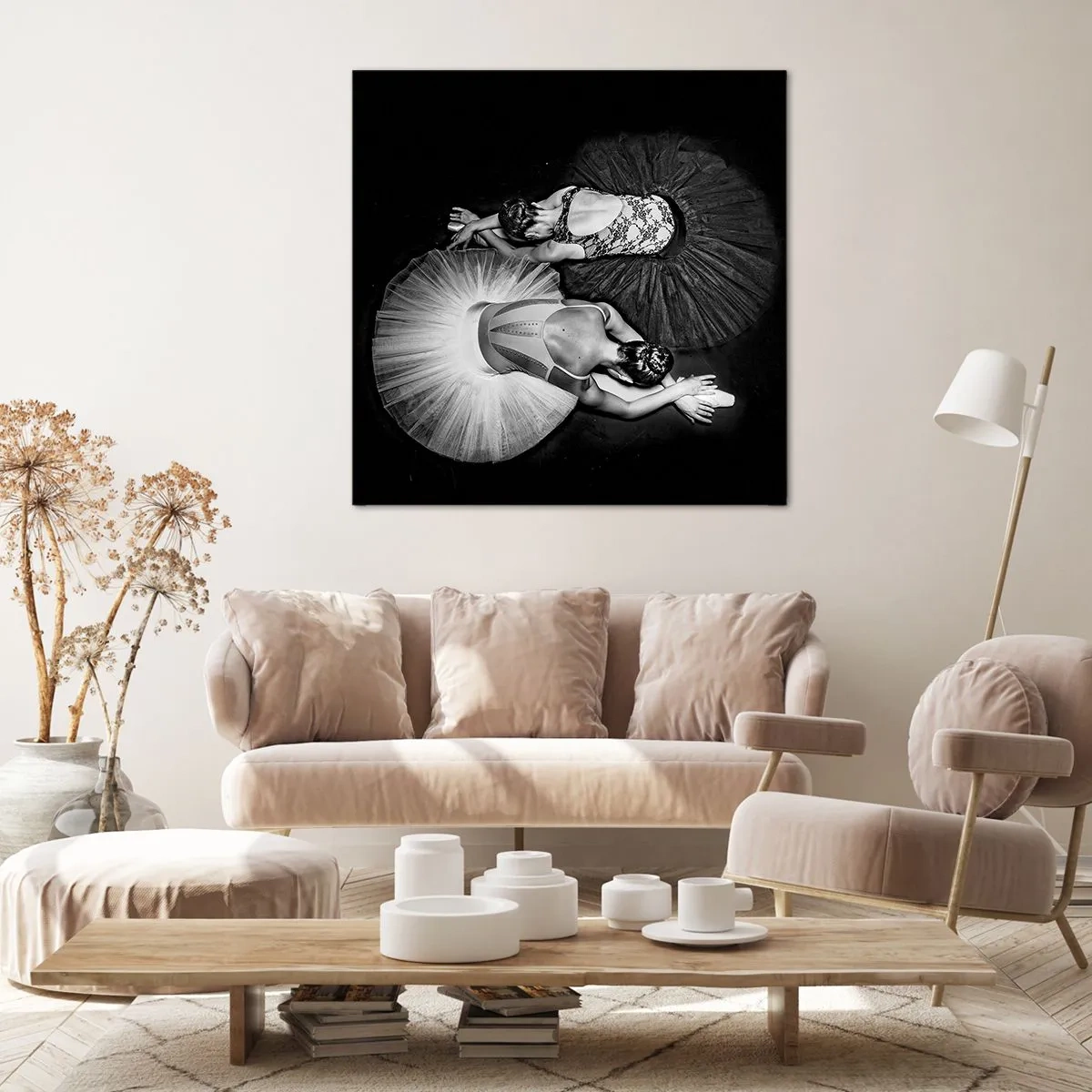 Impression sur toile - Image sur toile - Jin et jang – équilibre idéal - 70x70 cm
