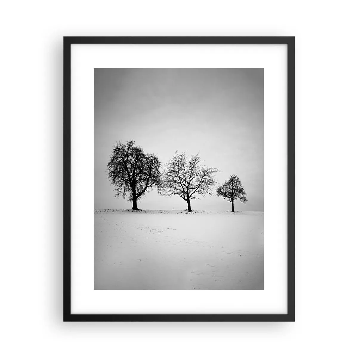 Affiche dans un cadre noir - Poster - A quoi rêvent-ils? - 40x50 cm