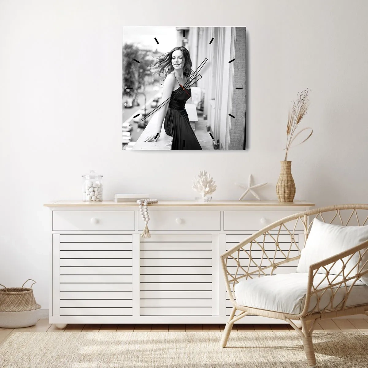 Horloge murale - Pendule murale - Certainement un Parisien - 30x30 cm