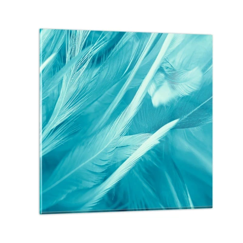 Impression sur verre - Image sur verre - Se noyer dans les plumes - 70x70 cm