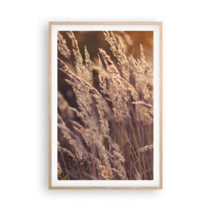 Affiche dans un chêne clair - Poster - Prêt à accueillir l'automne - 61x91 cm