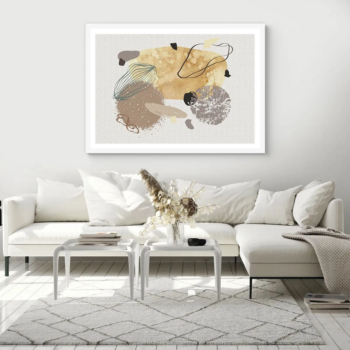 Affiche dans un cadre blanc - Poster - Plumcologie appliquée - 40x30 cm