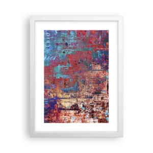 Affiche dans un cadre blanc - Poster - Mémoire et oubli - 30x40 cm