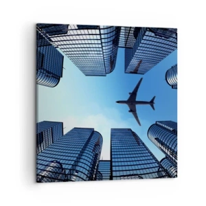 Impression sur toile - Image sur toile - La vue depuis le ravin de verre - 50x50 cm