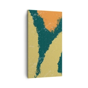 Impression sur toile - Image sur toile - Abstraction – mouvement lent - 45x80 cm