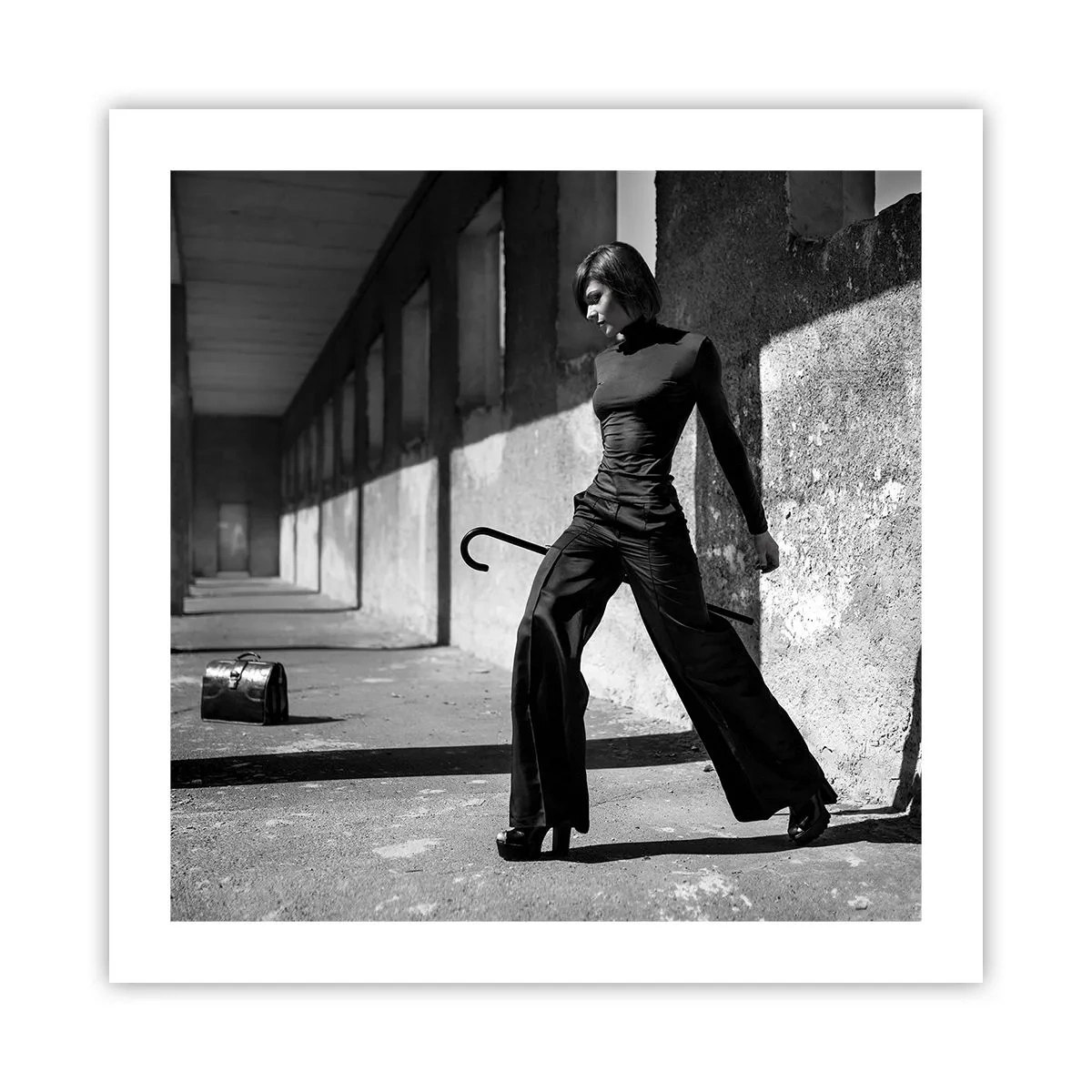 Affiche - Poster - Élégance urbaine - 50x50 cm
