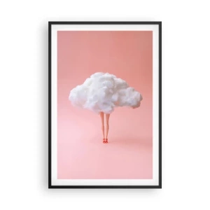 Affiche dans un cadre noir - Poster - Douce promesse - 61x91 cm