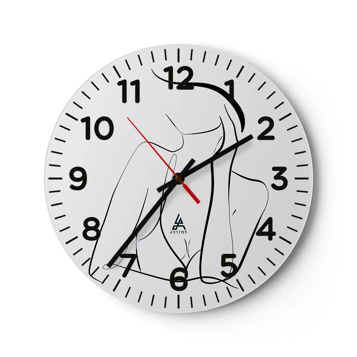 Horloge murale - Pendule murale - Sur les vague d'un rêve - 40x40 cm