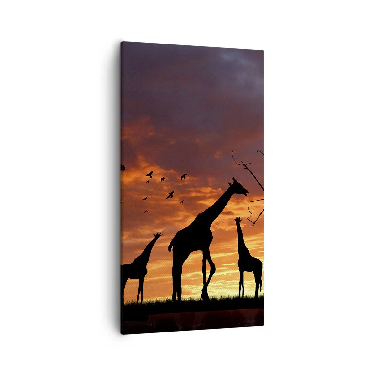 Impression sur toile - Image sur toile - Un petit dîner avec vos proches - 55x100 cm