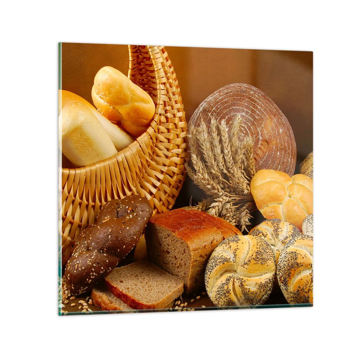 Impression sur verre - Image sur verre - On s'en est encore sorti - 40x40 cm