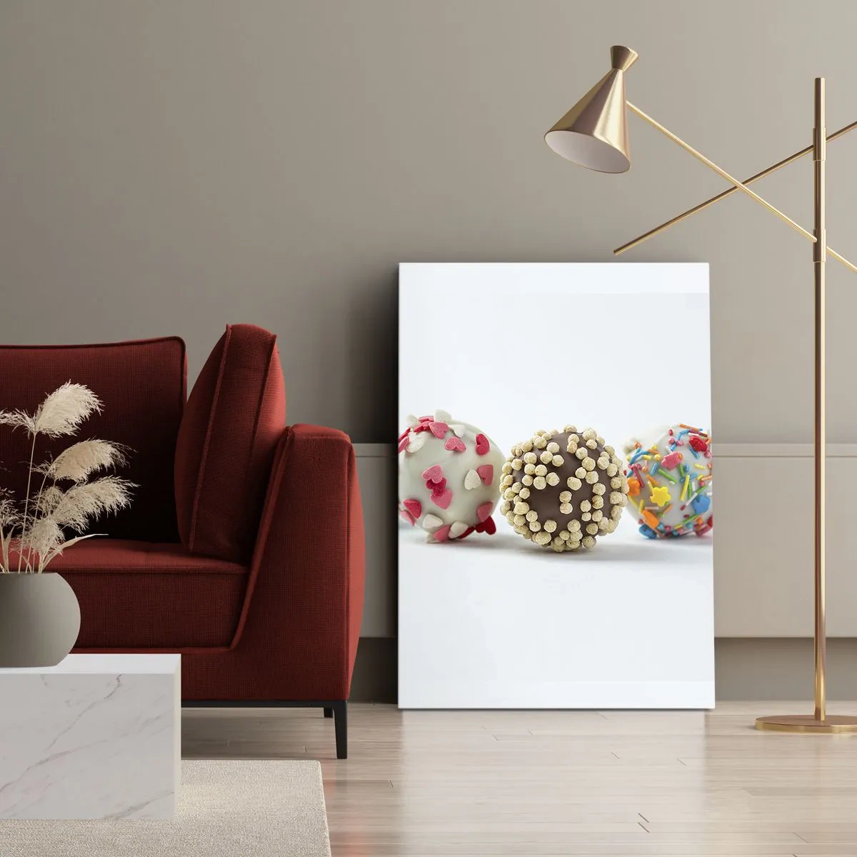 Impression sur toile - Image sur toile - La vie peut être douce - 45x80 cm