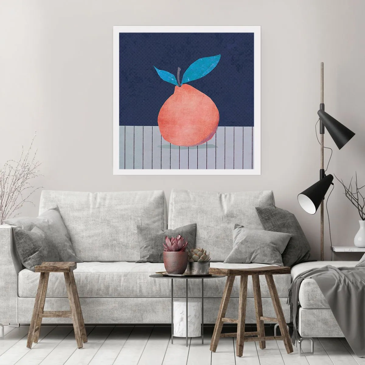 Affiche - Poster - Convexité et plan - 60x60 cm