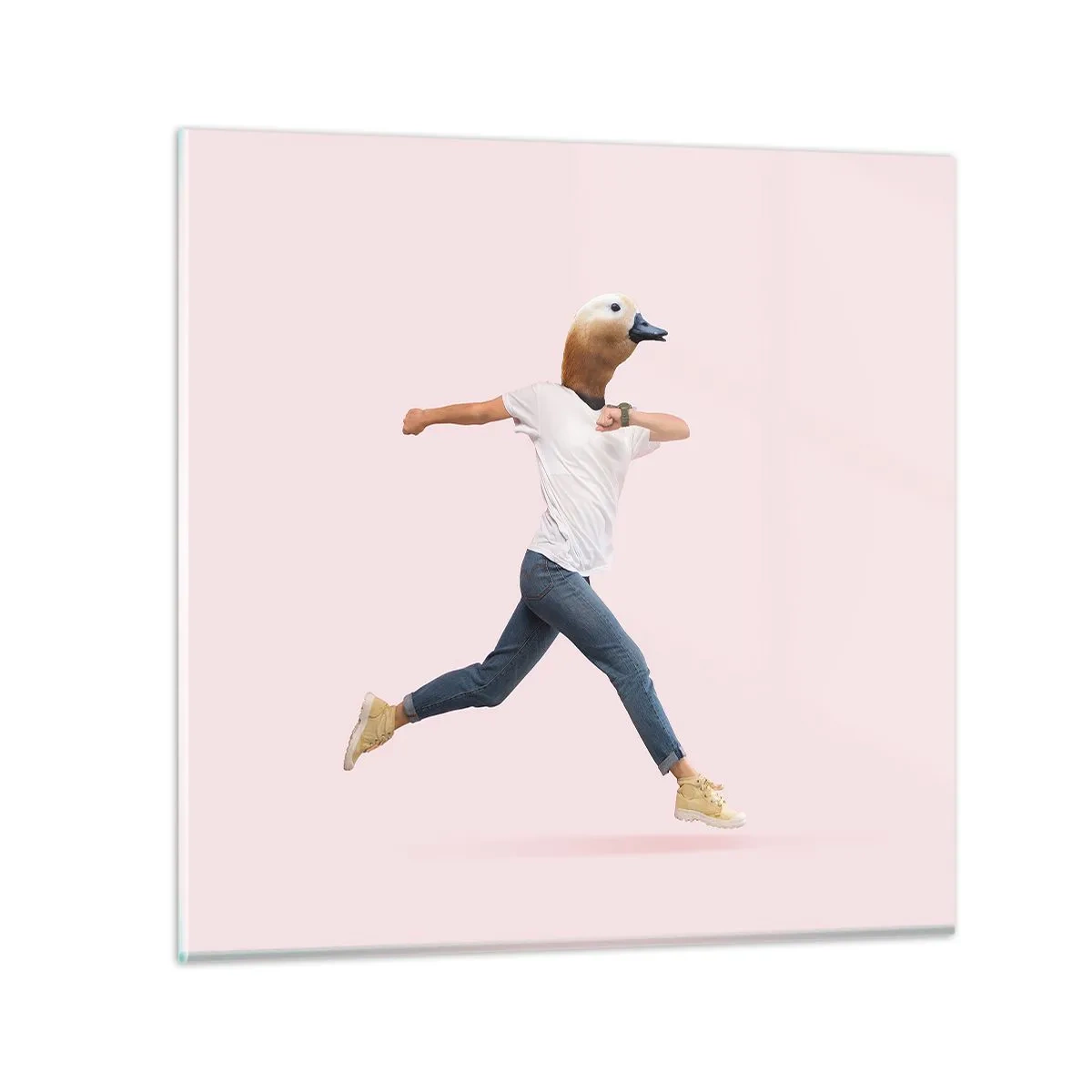 Impression sur verre - Image sur verre - Une pincée d'absurdité - 70x70 cm