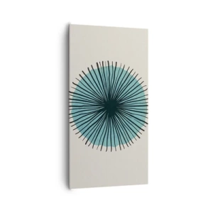 Impression sur toile - Image sur toile - Rayonnant dans l'azur - 65x120 cm