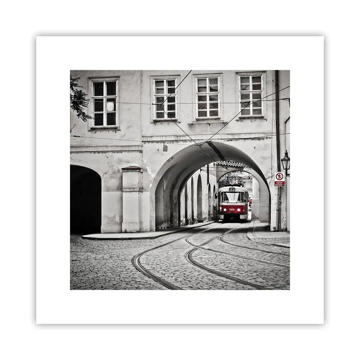 Affiche - Poster - Dans le labyrinthe de la ville - 30x30 cm