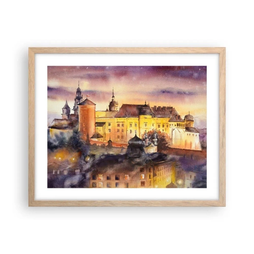 Affiche dans un chêne clair - Poster - Histoire et conte de fées - 50x40 cm