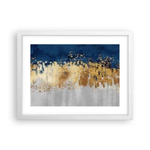 Affiche dans un cadre blanc - Poster - Une composition moderne et pétillante - 40x30 cm