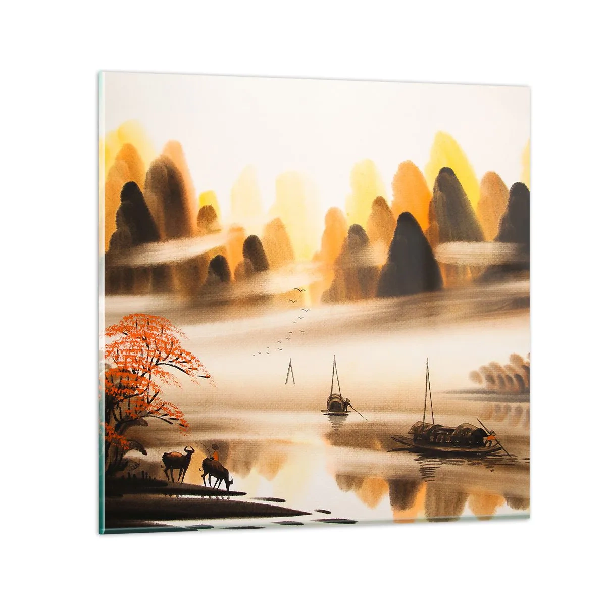 Impression sur verre - Image sur verre - Plus loin que l'Extrême-Orient - 60x60 cm