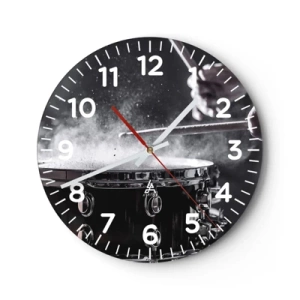 Horloge murale - Pendule murale - Tempo de la musique - 40x40 cm