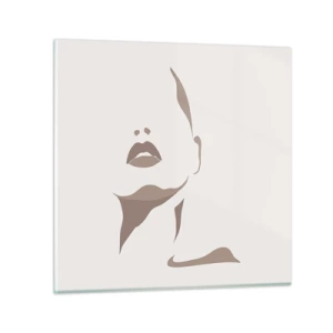 Impression sur verre - Image sur verre - Fait de lumière et d'ombre - 60x60 cm