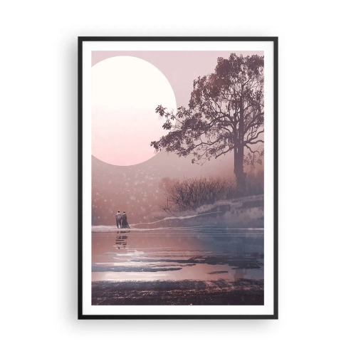 Affiche dans un cadre noir - Poster - Merveilles de la nuit - 70x100 cm