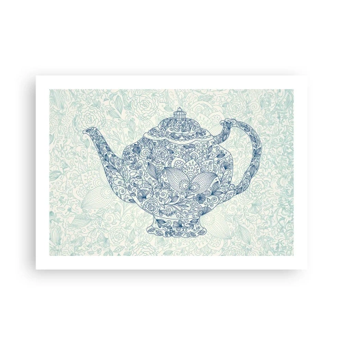 Affiche - Poster - Le charme du thé - 70x50 cm