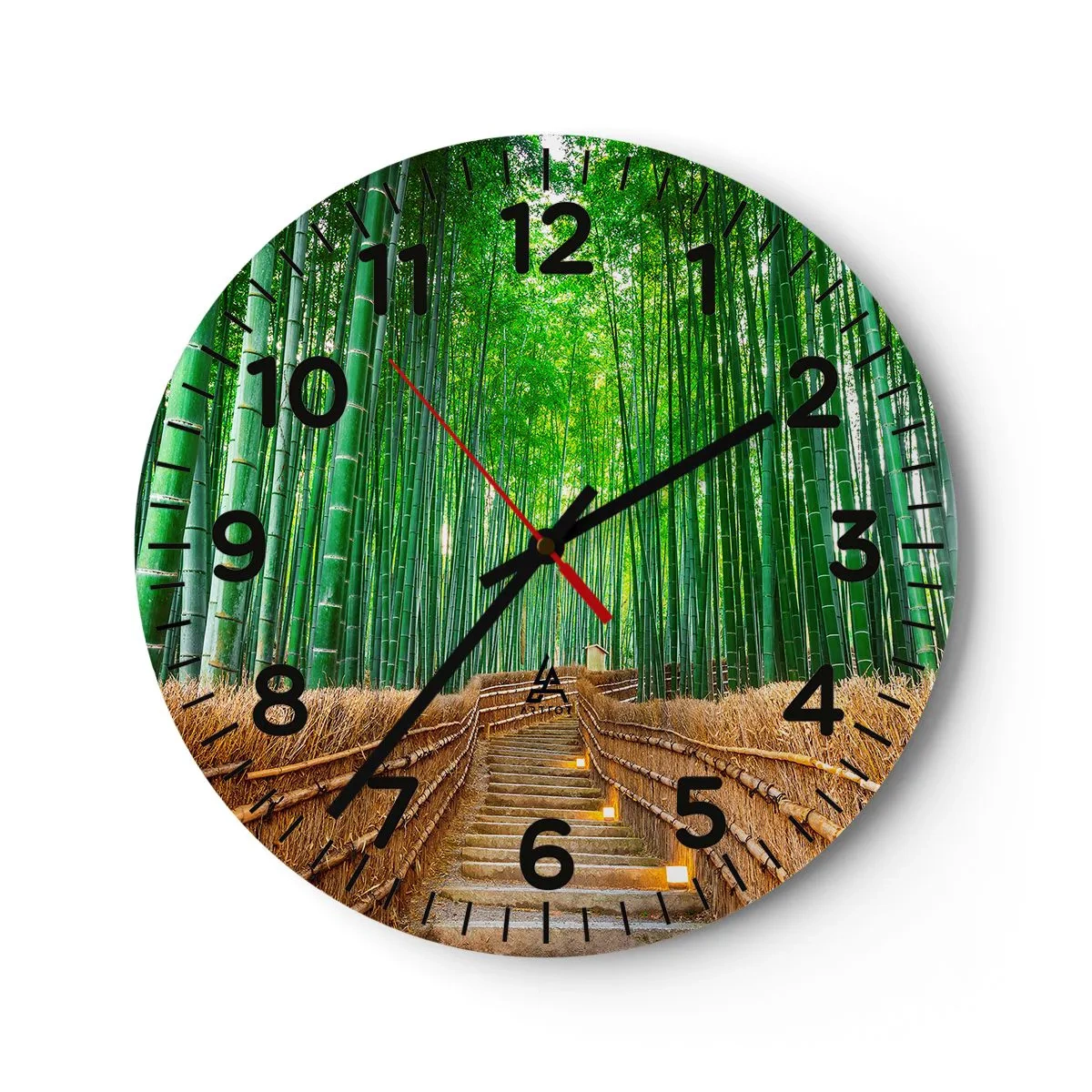 Horloge murale - Pendule murale - L'essence de la nature asiatique - 40x40 cm