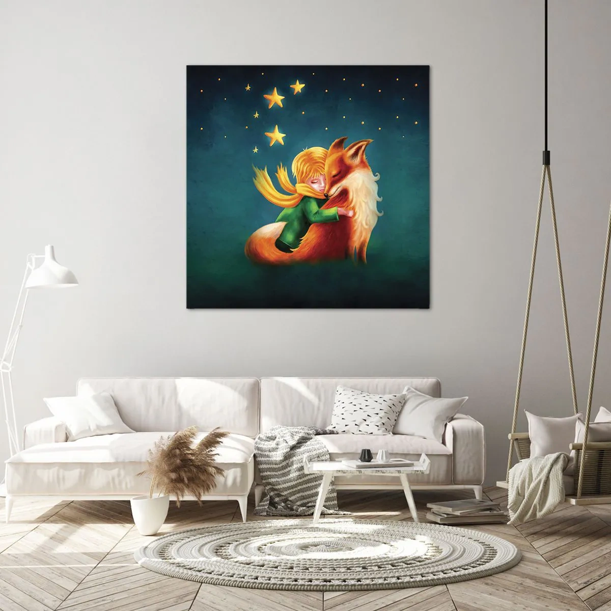 Impression sur toile - Image sur toile - Petit Prince - 40x40 cm