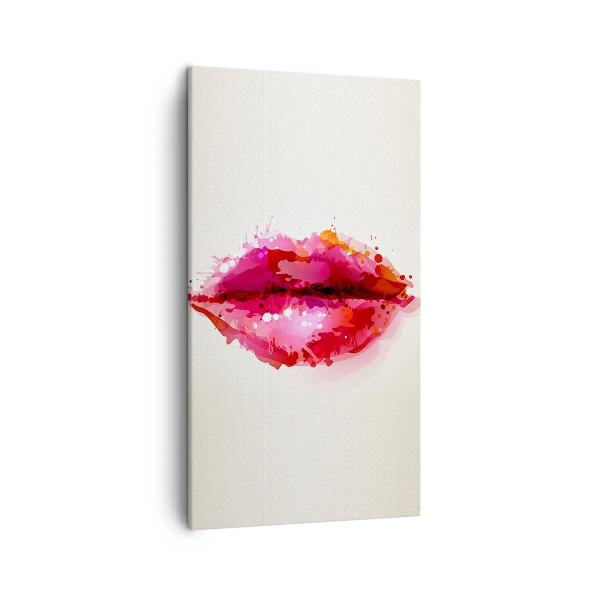 Impression sur toile - Image sur toile - Une nuance de rouge rougeâtre - 45x80 cm