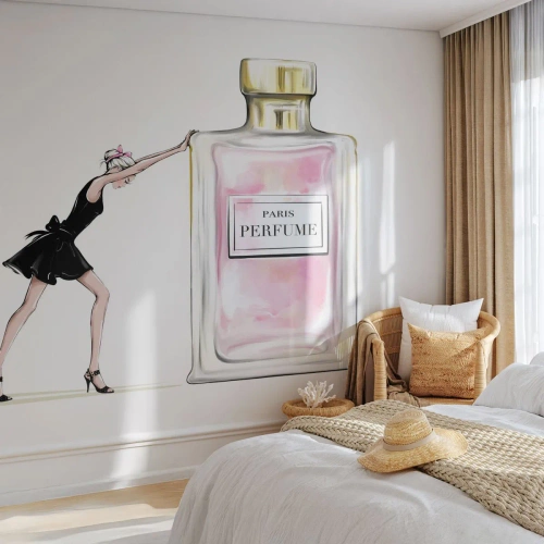 Papier Peint Photo Standard Eco - L'essence des femmes - Femme, Parfum, Mode - 400x280 cm