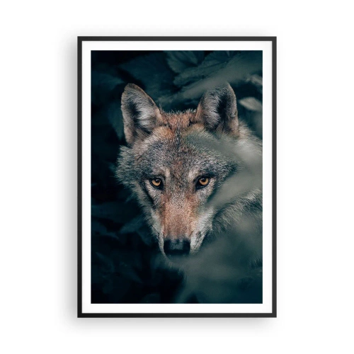 Affiche dans un cadre noir - Poster - Chasseur - 70x100 cm