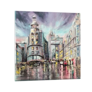 Impression sur verre - Image sur verre - Ce sera une soirée réussie - 30x30 cm