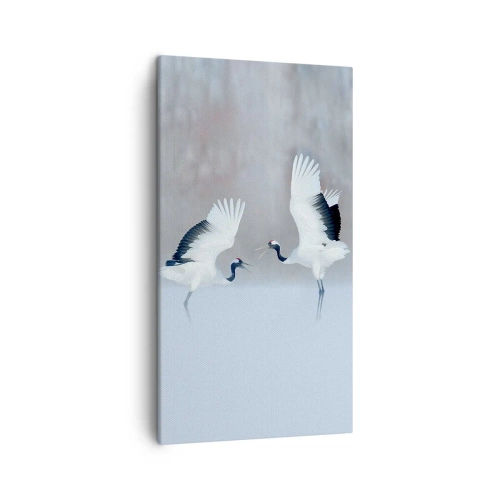 Impression sur toile - Image sur toile - Danse dans le brouillard - 45x80 cm