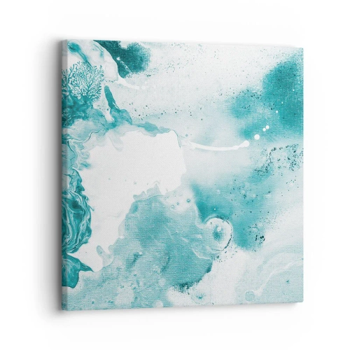 Impression sur toile - Image sur toile - Marécage bleu - 30x30 cm