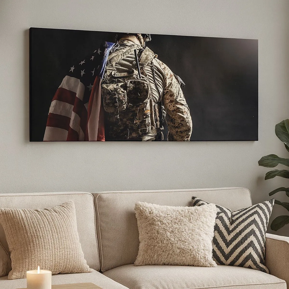 Impression sur toile - Image sur toile - C'est exactement pour ça - 100x40 cm