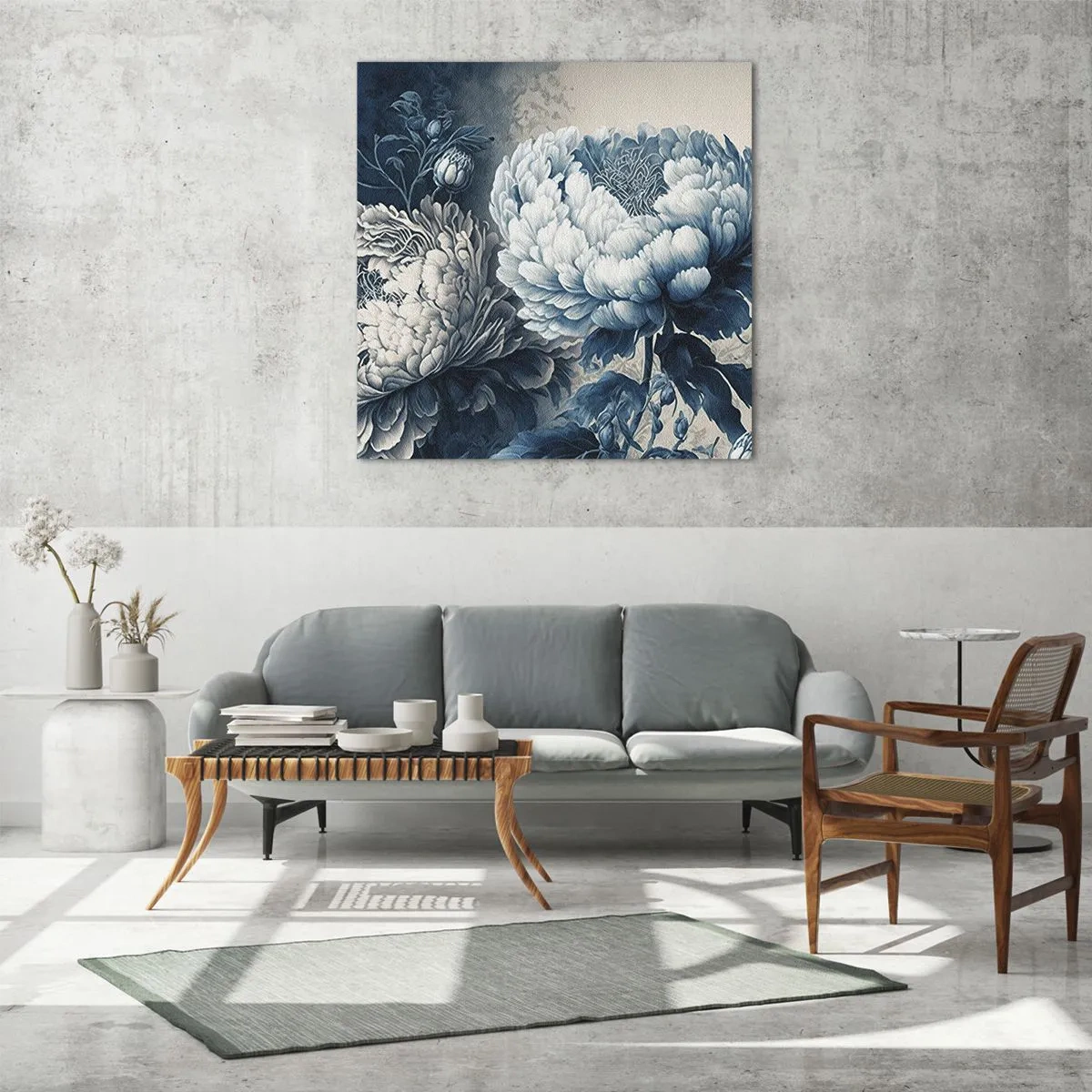 Impression sur verre - Image sur verre - Paire assortie - 60x60 cm