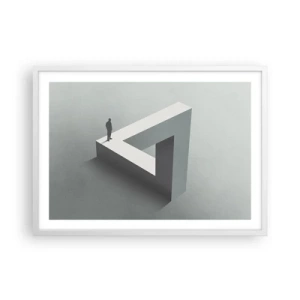 Affiche dans un cadre blanc - Poster - Mais c'est possible - 70x50 cm