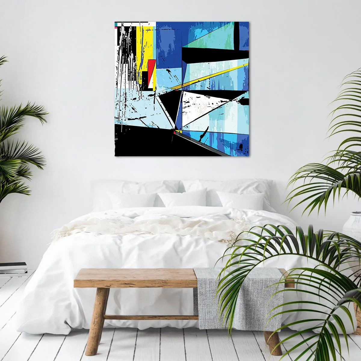 Impression sur toile - Image sur toile - Regardez le monde sous un certain angle… - 50x50 cm