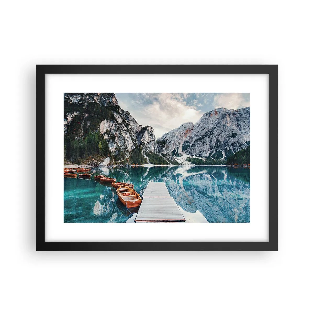 Affiche dans un cadre noir - Poster - On va te montrer la beauté - 40x30 cm