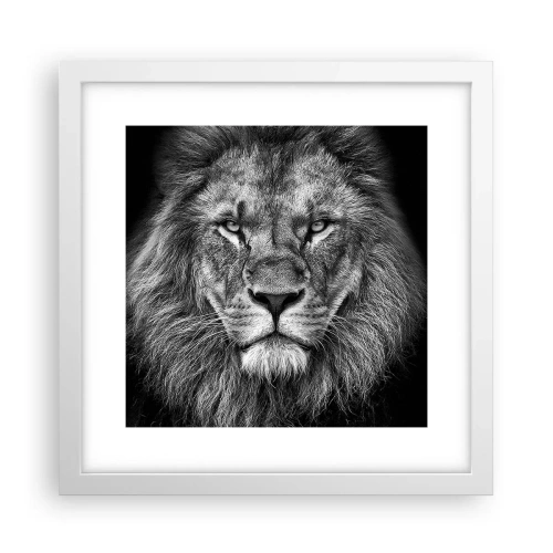 Affiche dans un cadre blanc - Poster - En vêtement de sacre - 30x30 cm